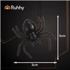 Plastic spiders - decoration - 10 pcs Ruhhy 26028