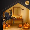 Plastic spiders - decoration - 10 pcs Ruhhy 26028