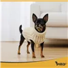 Dog/cat clothes size S beige Purlov 26216