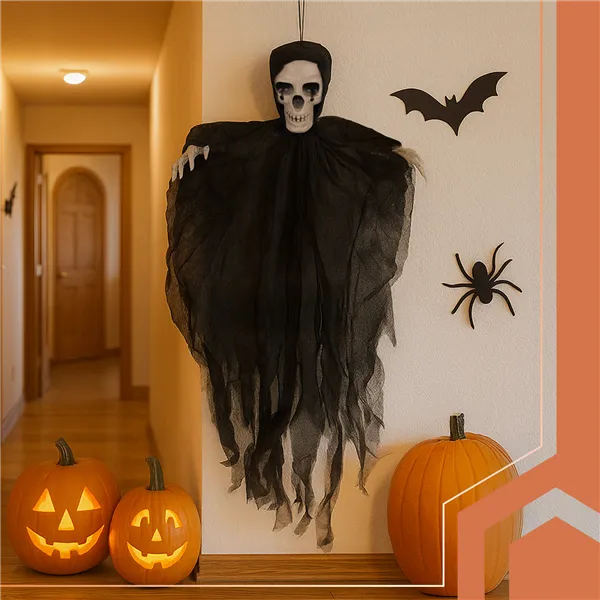 Black hanging skeleton - Ruhhy decoration 26125
