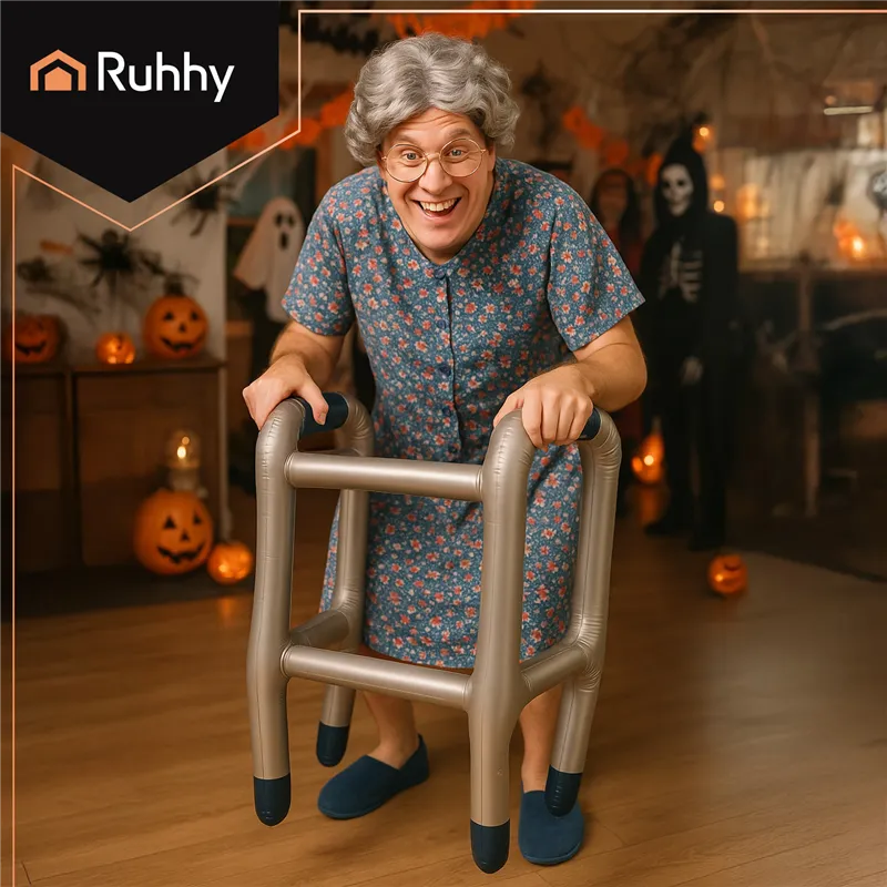 Inflatable walker with cane Ruhhy 26291