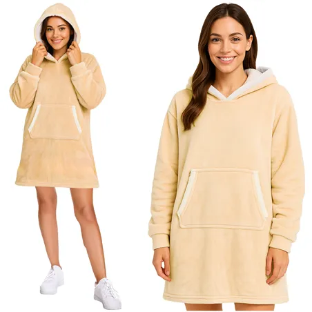 XXL Sweatshirt - Beige Blanket - Ruhhy 26146