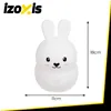 RGB night lamp with remote control - rabbit Izoxis 26204