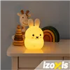 RGB night lamp with remote control - rabbit Izoxis 26204
