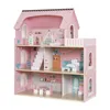 Kruzzel 26364 Wooden Dollhouse