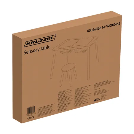 Kruzzel 26366 Sensory Table with Chair