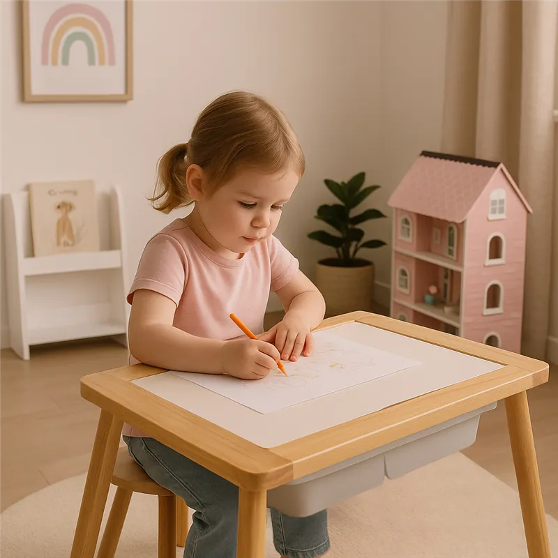 Kruzzel 26366 Sensory Table with Chair