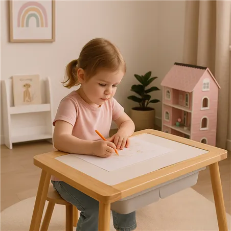 Kruzzel 26366 Sensory Table with Chair