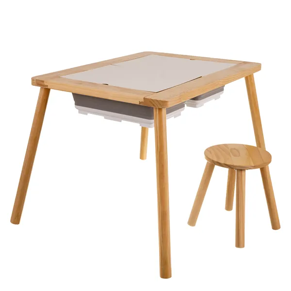 Kruzzel 26366 Sensory Table with Chair