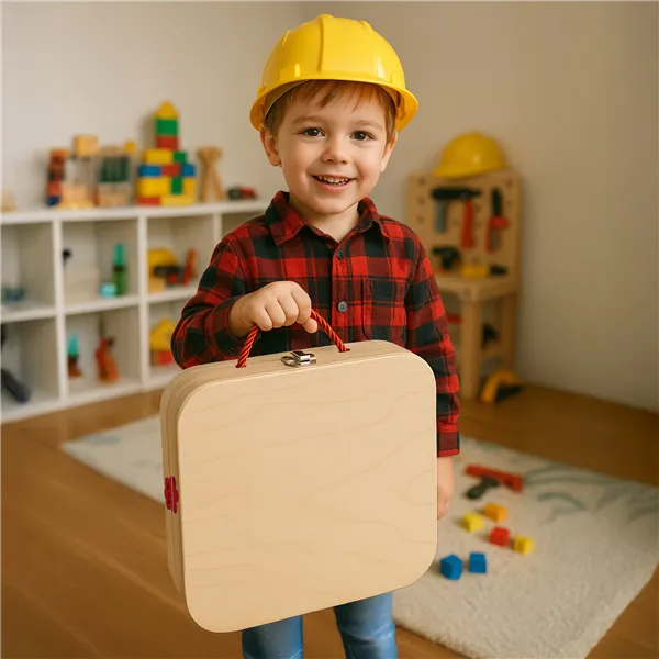 Kruzzel 26581 Wooden Tool Box