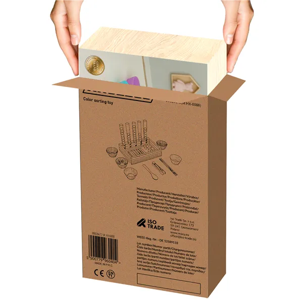 Sorter - educational toy - counting Kruzzel 26672