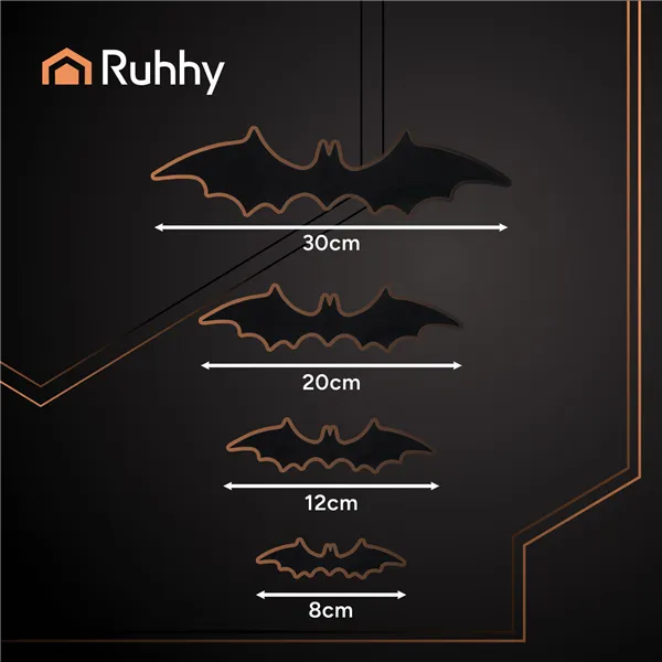 Bat - 3D stickers - 56 pcs. Ruhhy 26026