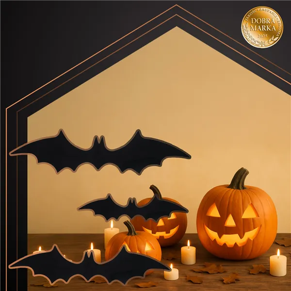 Bat - 3D stickers - 56 pcs. Ruhhy 26026
