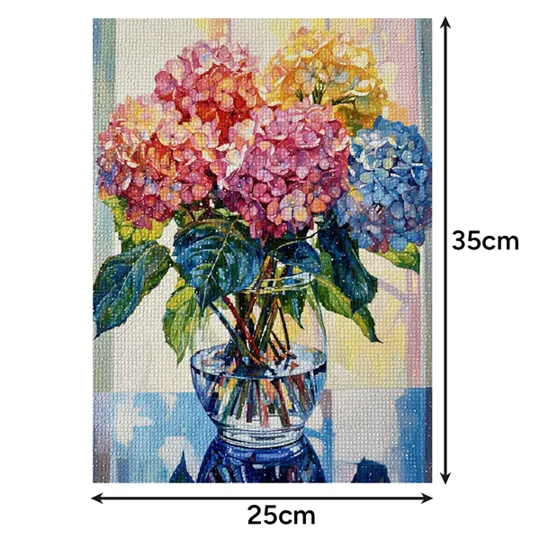 Deimantinis siuvinėjimas „Puokštė“ 40x30cm Maaleo 26770