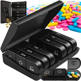 Ruhhy 26346 7-day medication organizer