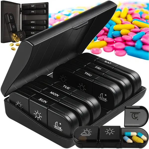 Ruhhy 26346 7-day medication organizer