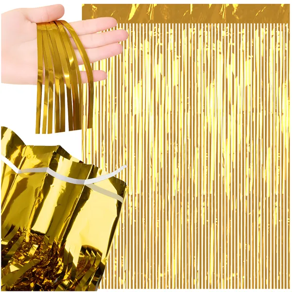 Decorative curtain 2x1m gold Ruhhy 26173