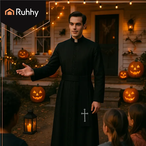Ruhha&39s Halloween Priest Costume 26174