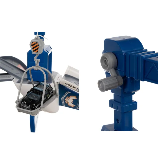 Folding police plane - parking lot 26680