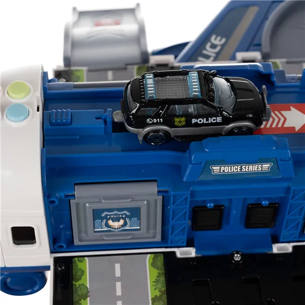 Folding police plane - parking lot 26680