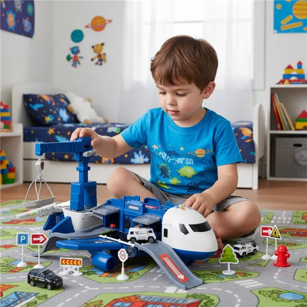 Folding police plane - parking lot 26680