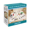 Kruzzel 26330 32-piece kitchen accessory set