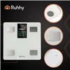 LCD bathroom scale - analytical white Ruhhy 20676
