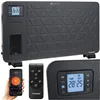 Electric heater - black Ziflo Kaminer 26403