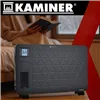Electric heater - black Ziflo Kaminer 26403