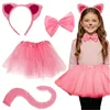 Kitten Costume - Pink 4-Piece Kruzzel 26517
