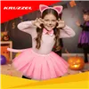 Kitten Costume - Pink 4-Piece Kruzzel 26517