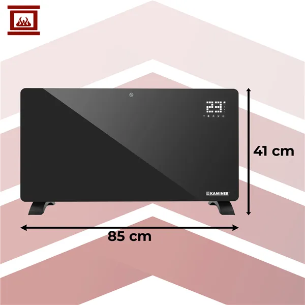 Zelva Kaminer 26572 glass electric heater