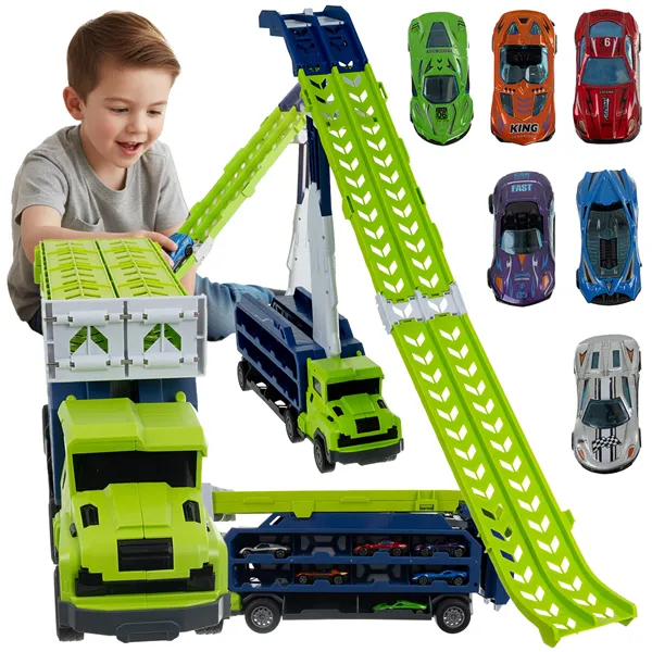 Truck - slide with 6 cars 26527
