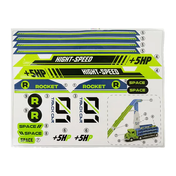 Truck - slide with 6 cars 26527
