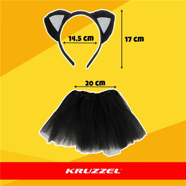 Kitten costume - 7-piece set Kruzzel 26474