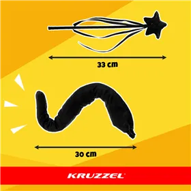 7-piece cat costume - black Kruzzel 26745