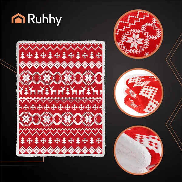 Christmas blanket 1.3x1.7cm Ruhhy 26610