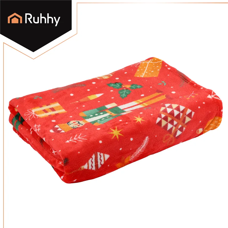 Flannel Christmas Blanket 1.5x2m Ruhhy 26607