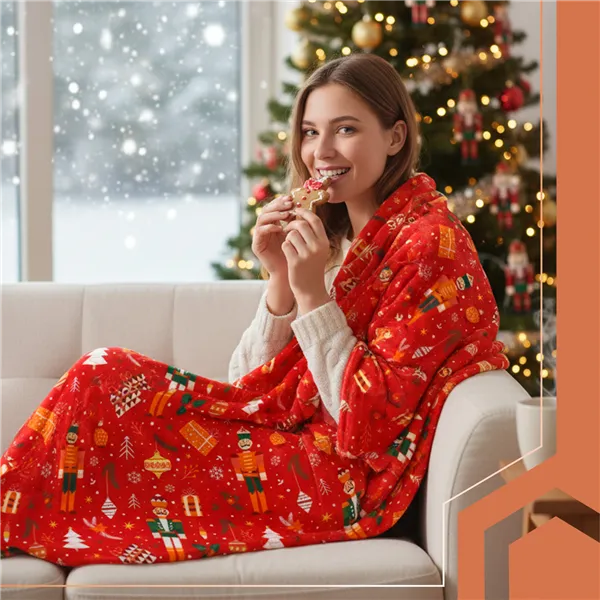 Flannel Christmas Blanket 1.5x2m Ruhhy 26607