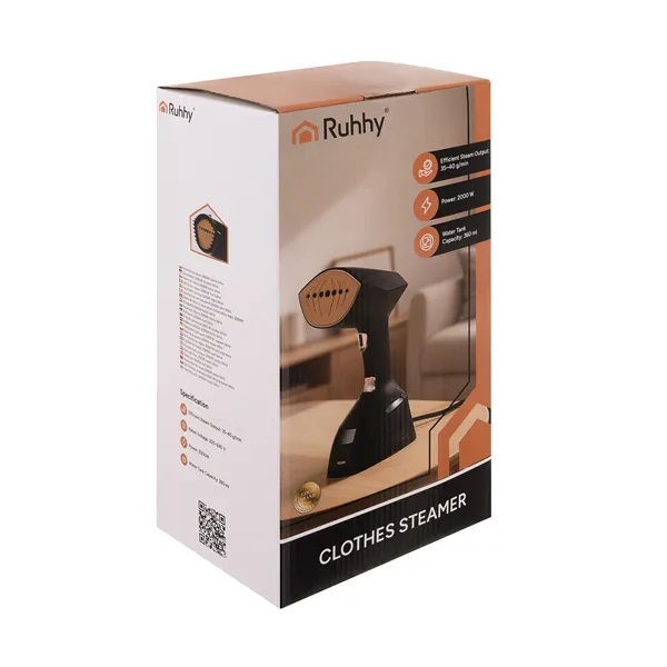 2000W black clothes steamer Velira Ruhhy 26901