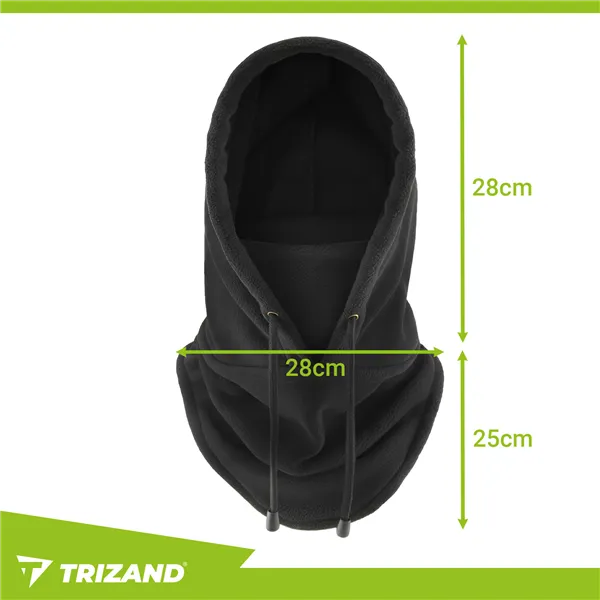 Winter scarf - black Trizand 26127