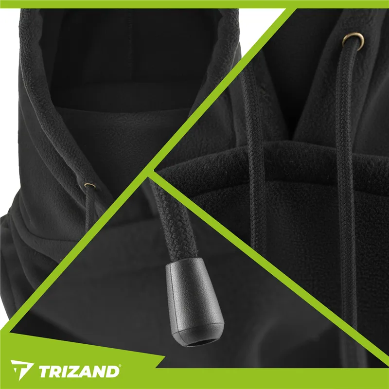 Winter scarf - black Trizand 26127