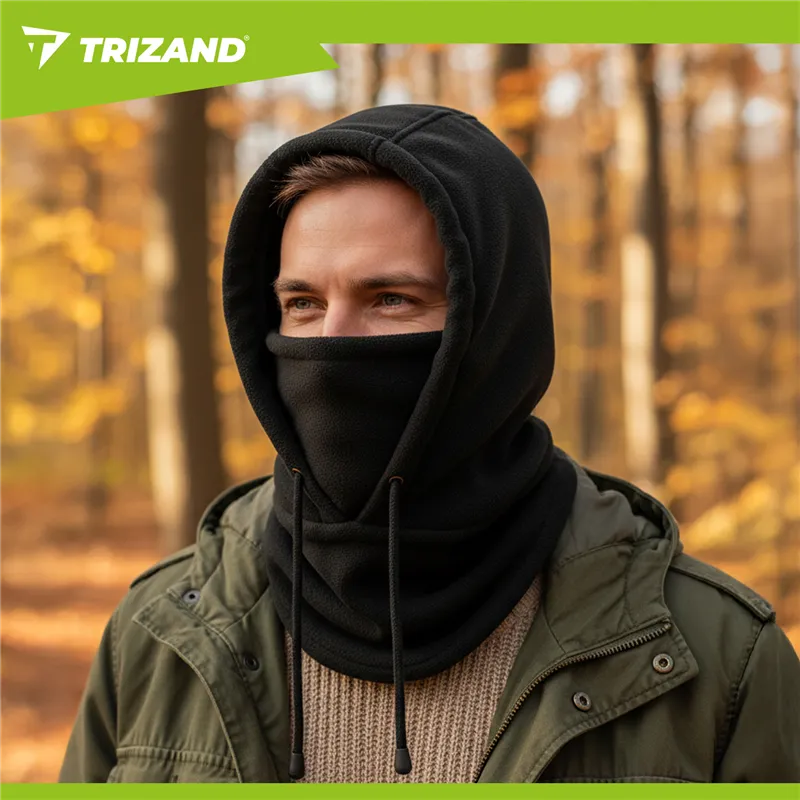 Winter scarf - black Trizand 26127