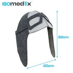 Felt sauna hat - aviator Isomedix 26456