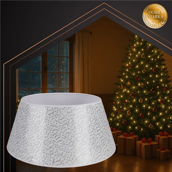 Christmas tree cover 60x22cm silver Ruhhy 25361