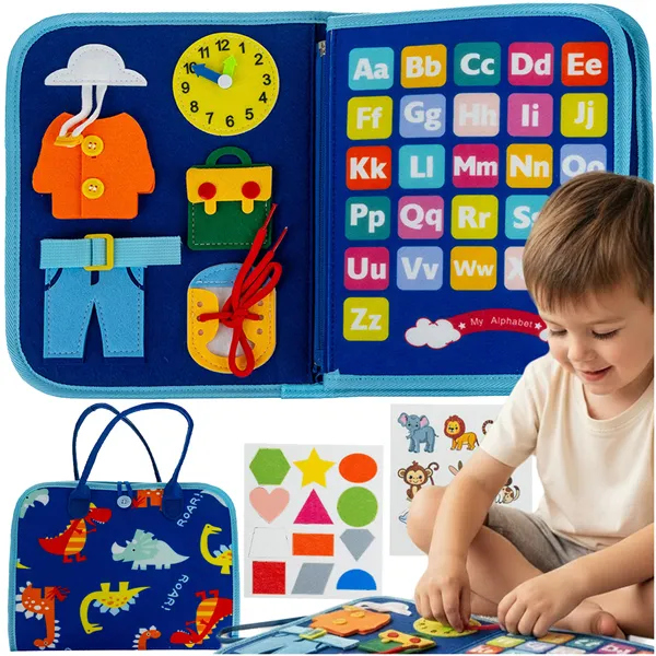 Manipulative book - blue Kruzzel 26881