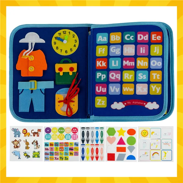 Manipulative book - blue Kruzzel 26881