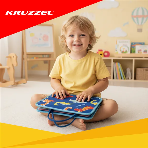 Manipulative book - blue Kruzzel 26881