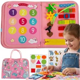 Manipulative book - pink Kruzzel 26880