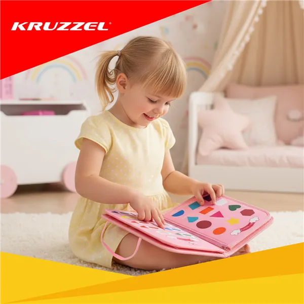 Manipulative book - pink Kruzzel 26880